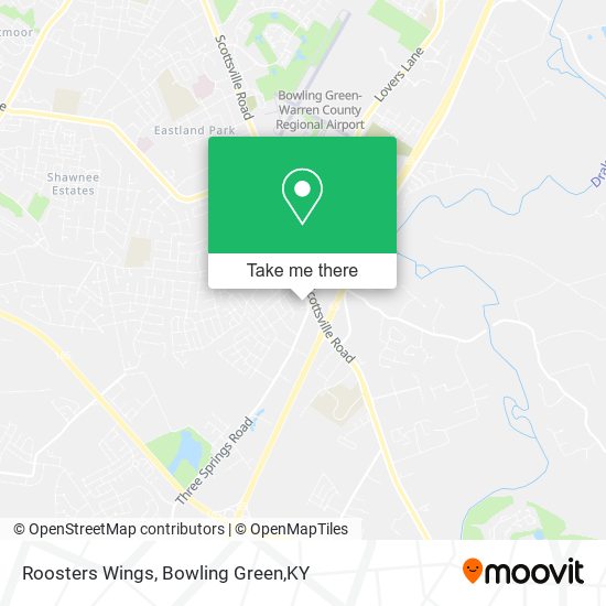 Roosters Wings map