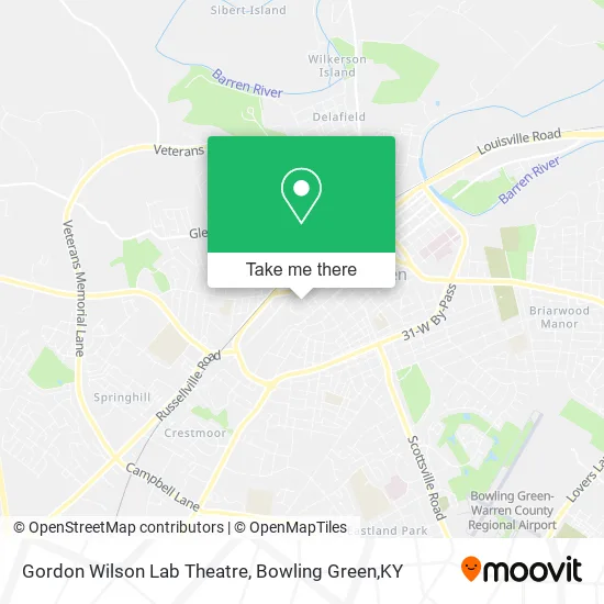 Gordon Wilson Lab Theatre map