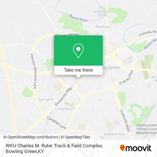 WKU Charles M. Ruter Track & Field Complex map