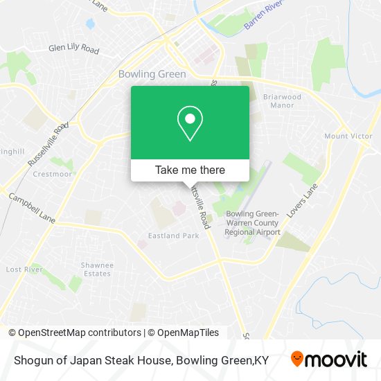 Shogun of Japan Steak House map