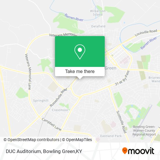 DUC Auditorium map