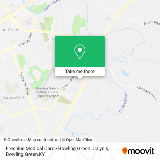 Mapa de Fresnius Medical Care - Bowling Green Dialysis