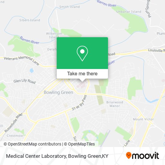 Medical Center Laboratory map