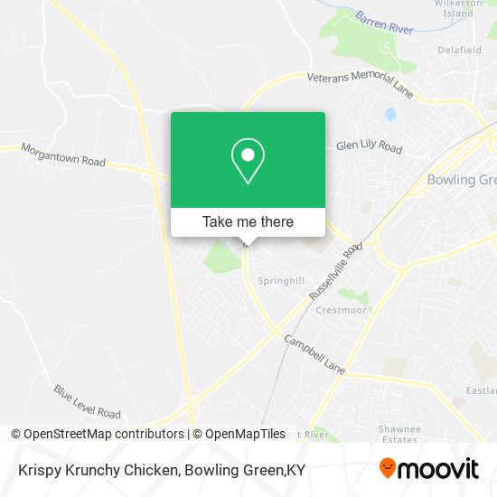 Krispy Krunchy Chicken map