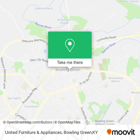 United Furniture & Appliances map