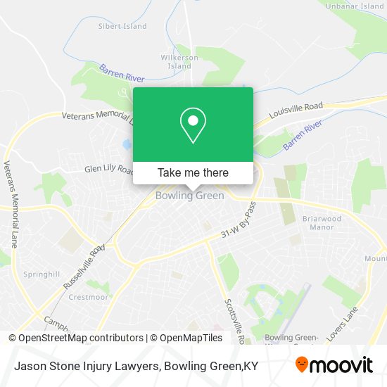 Mapa de Jason Stone Injury Lawyers