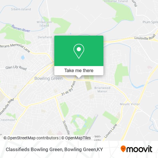 Mapa de Classifieds Bowling Green