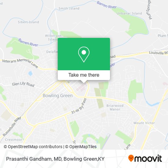 Prasanthi Gandham, MD map
