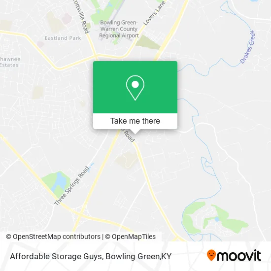 Affordable Storage Guys map