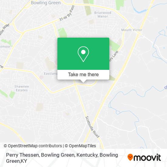 Perry Thessen, Bowling Green, Kentucky map