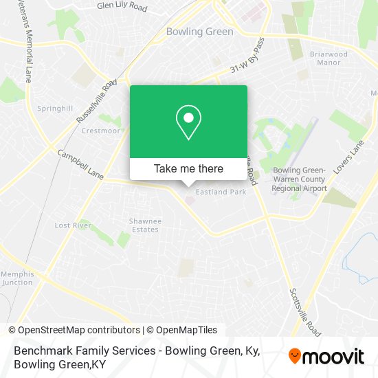 Benchmark Family Services - Bowling Green, Ky map