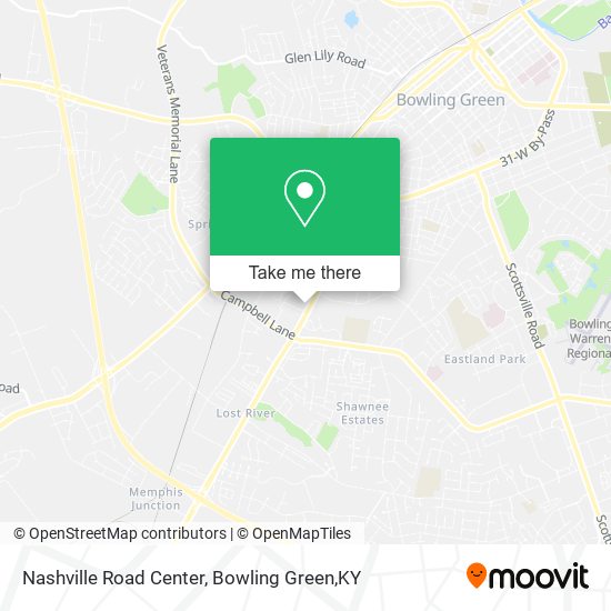 Nashville Road Center map