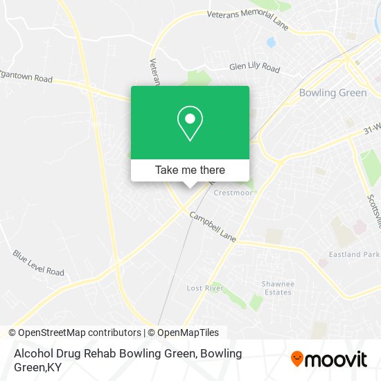 Alcohol Drug Rehab Bowling Green map