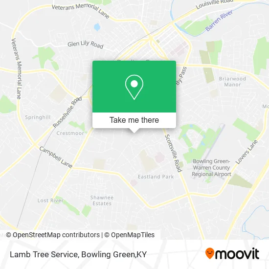 Lamb Tree Service map