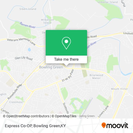 Mapa de Express Co-OP