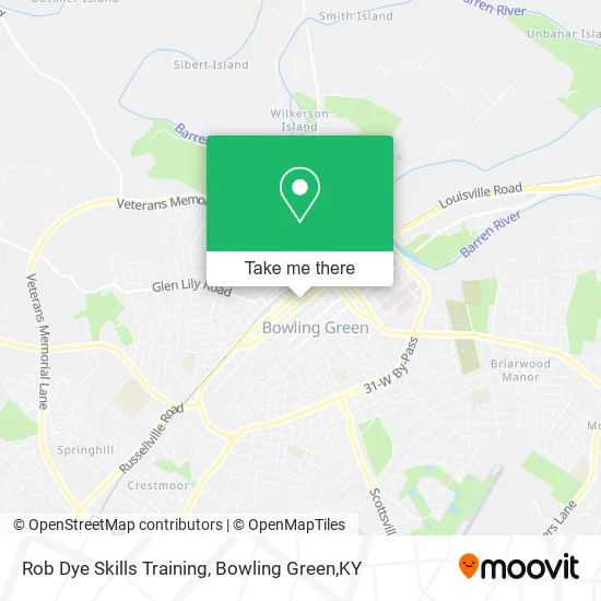 Rob Dye Skills Training map