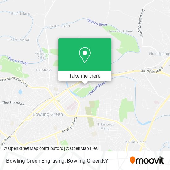 Bowling Green Engraving map