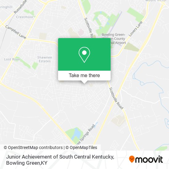 Mapa de Junior Achievement of South Central Kentucky