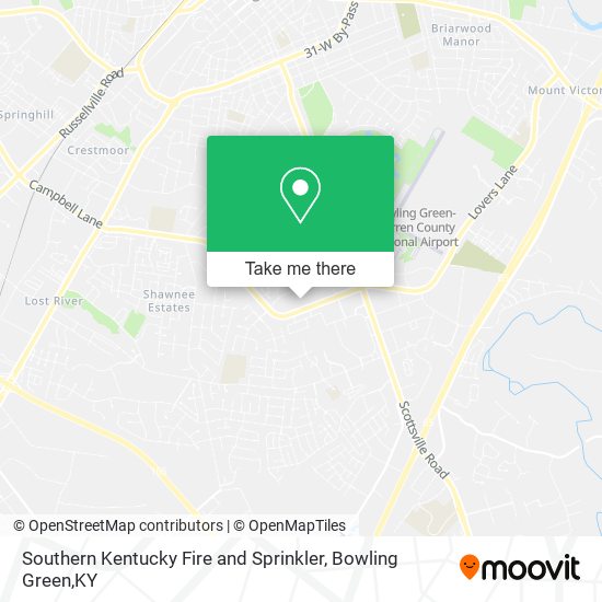 Southern Kentucky Fire and Sprinkler map