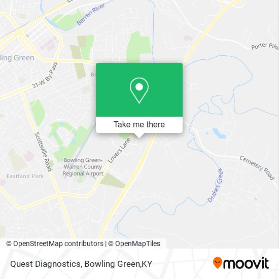 Quest Diagnostics map