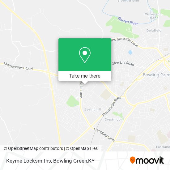 Keyme Locksmiths map