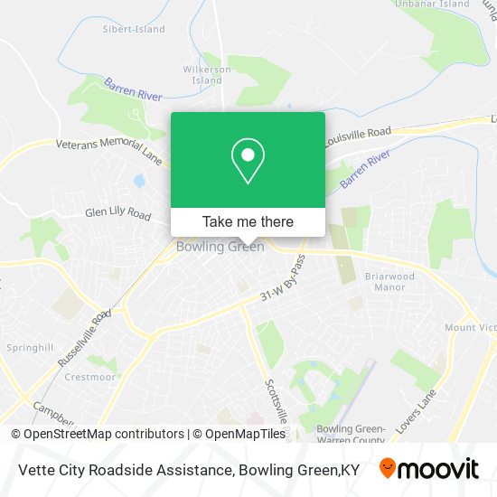 Vette City Roadside Assistance map