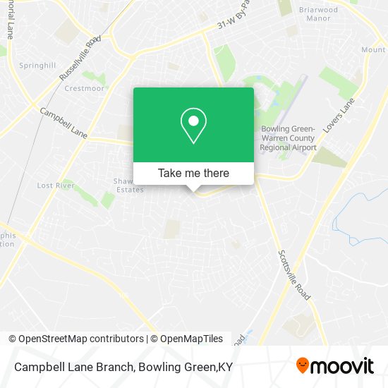 Campbell Lane Branch map