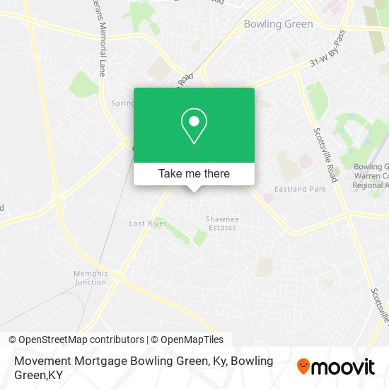 Movement Mortgage Bowling Green, Ky map