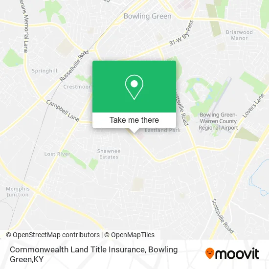 Mapa de Commonwealth Land Title Insurance