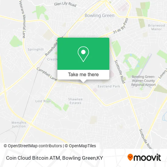 Coin Cloud Bitcoin ATM map