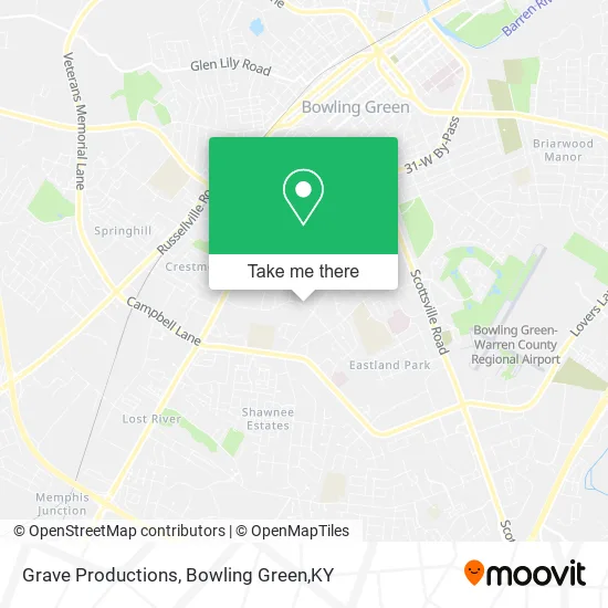 Grave Productions map