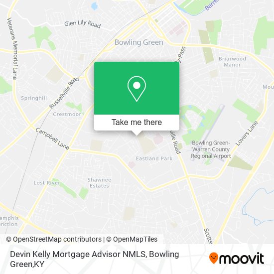 Devin Kelly Mortgage Advisor NMLS map