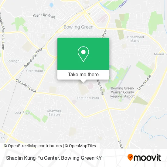 Shaolin Kung-Fu Center map