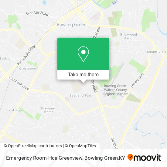 Mapa de Emergency Room-Hca Greenview