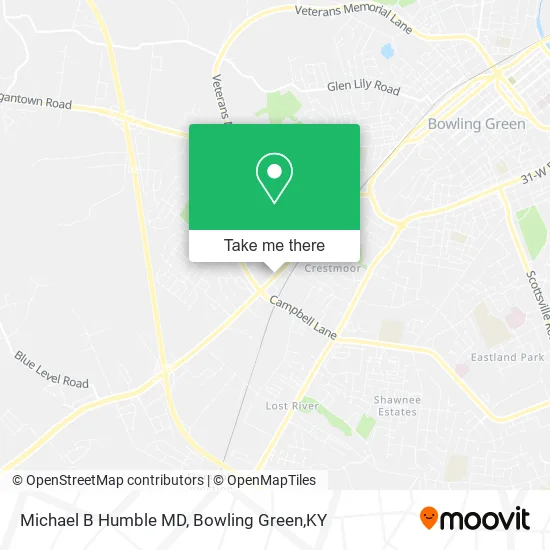 Michael B Humble MD map