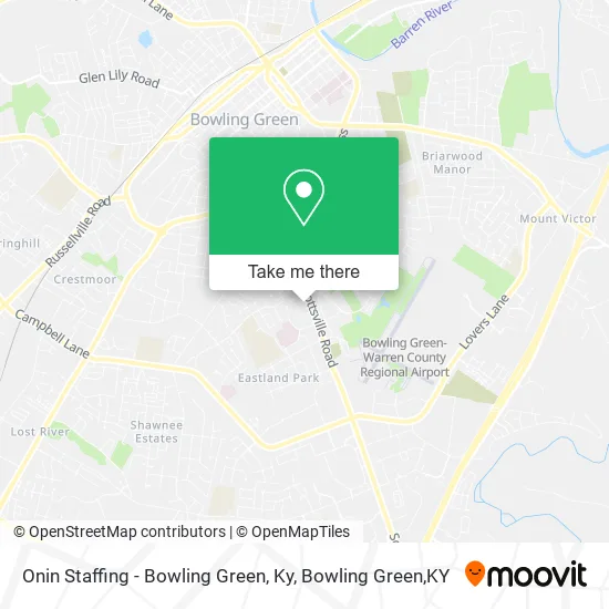 Onin Staffing - Bowling Green, Ky map