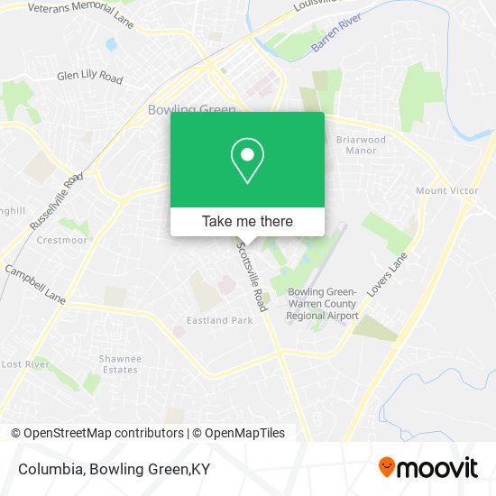 Mapa de Columbia