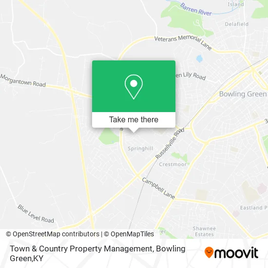 Town & Country Property Management map