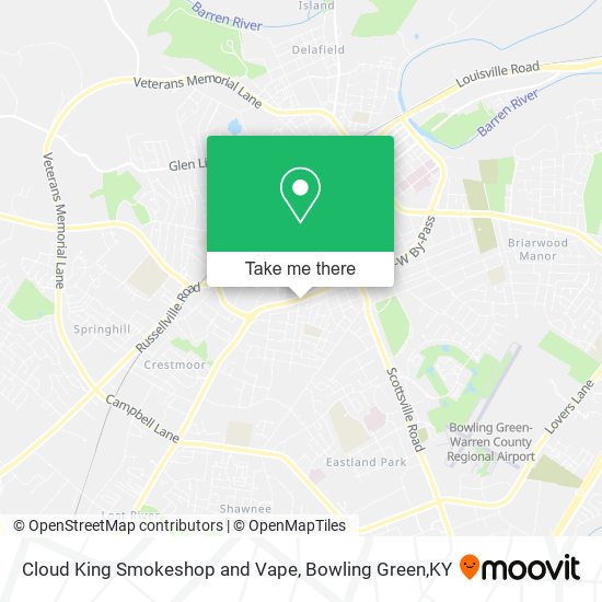 Mapa de Cloud King Smokeshop and Vape