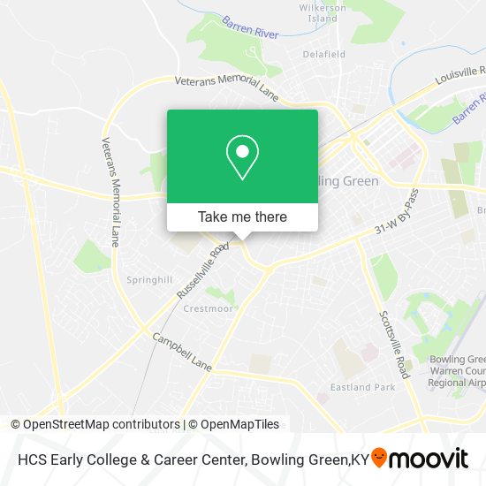 HCS Early College & Career Center map