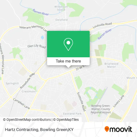 Hartz Contracting map