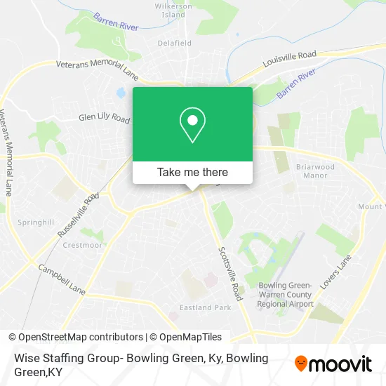 Wise Staffing Group- Bowling Green, Ky map