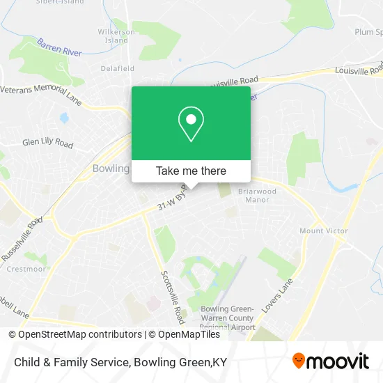 Child & Family Service map