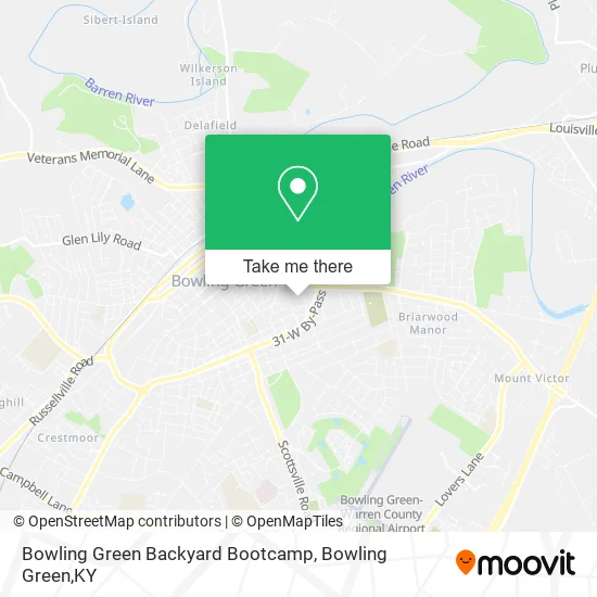 Bowling Green Backyard Bootcamp map