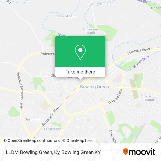 LLDM Bowling Green, Ky map