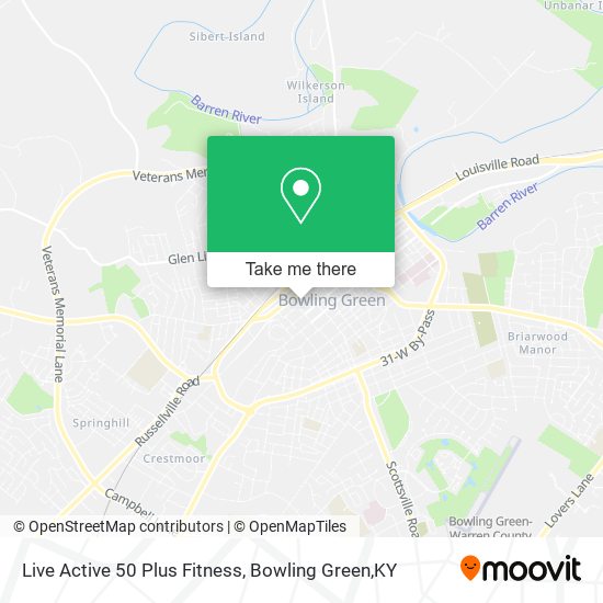 Mapa de Live Active 50 Plus Fitness