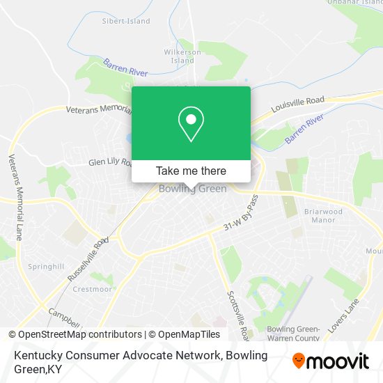 Kentucky Consumer Advocate Network map