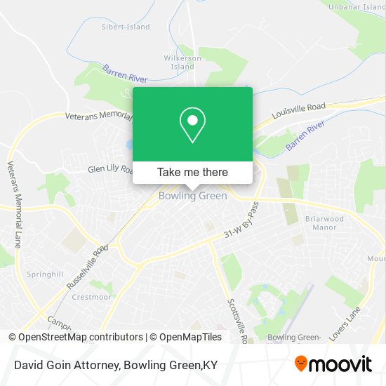 David Goin Attorney map