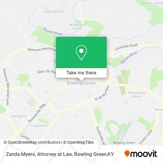 Mapa de Zanda Myers, Attorney at Law