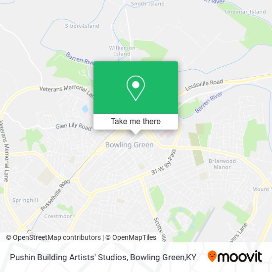 Pushin Building Artists' Studios map